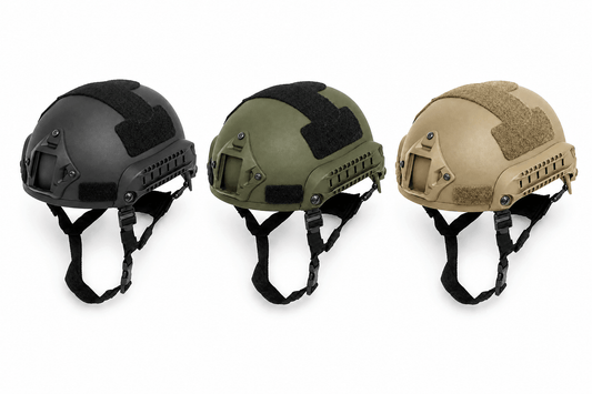 Κράνος Airsoft MICH High-Cut με βάση NVG και ράγες