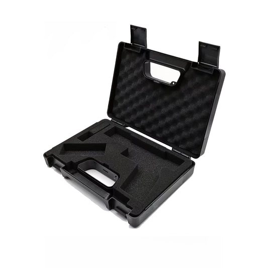Valiză pentru pistol din plastic cu umplutură - negru