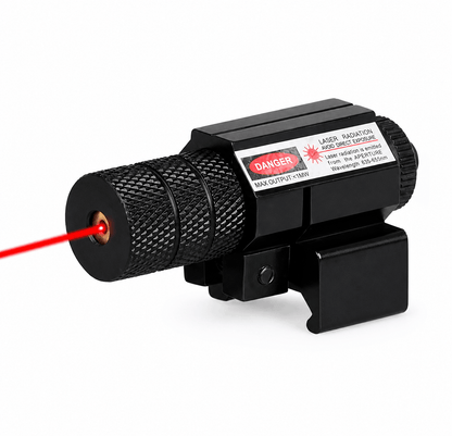 BlackAirsoft nyomáskapcsolós piros lézer modul