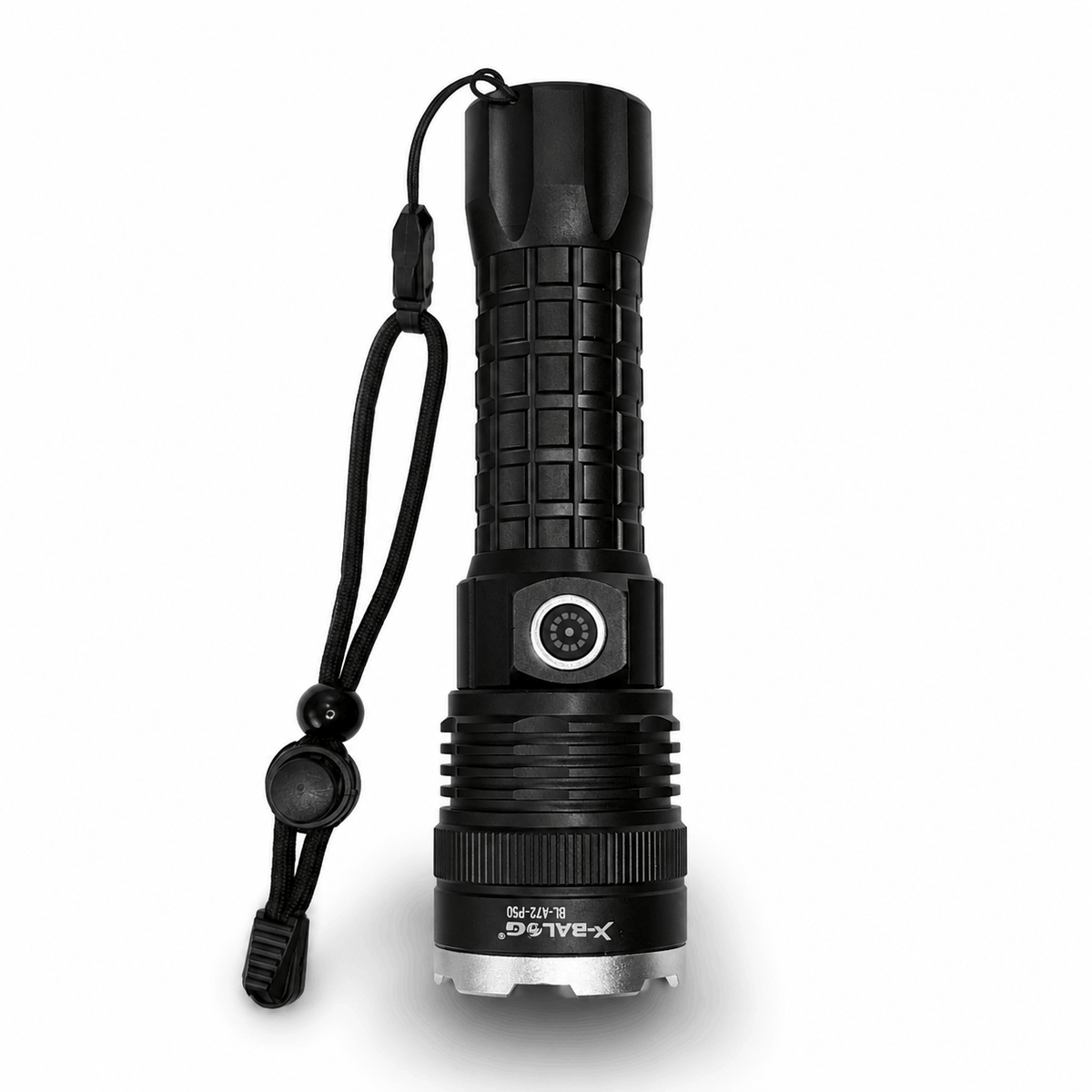 Lanternă LED puternică X-BALOG P50 cu acumulator și încărcare USB – 17 cm