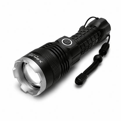 Lanternă LED puternică X-BALOG P50 cu acumulator și încărcare USB – 17 cm