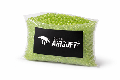 Luminescentne tracer kuglice za airsoft 0.12g, 6mm - 2000 komada, zelene Glow BB