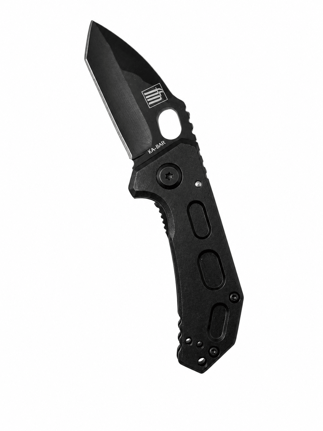 Black Airsoft KA-BAR mini összecsukható kés - EDC