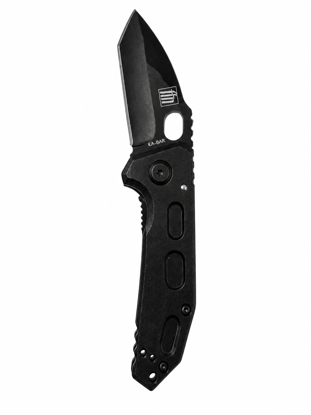 Black Airsoft KA-BAR mini összecsukható kés - EDC
