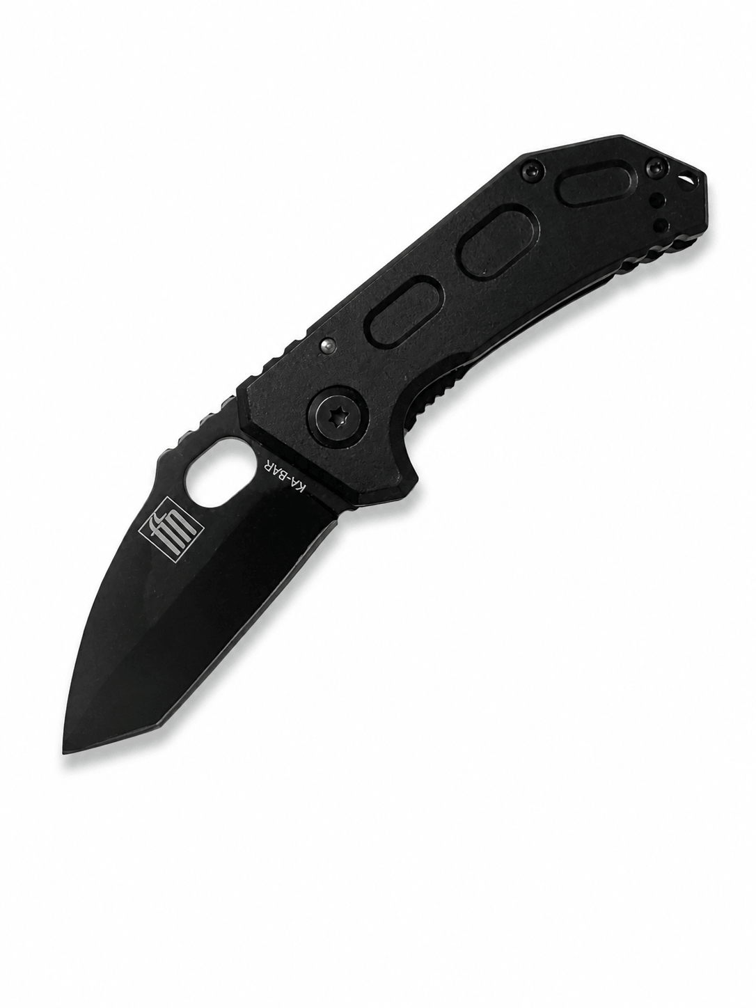 Black Airsoft KA-BAR mini összecsukható kés - EDC