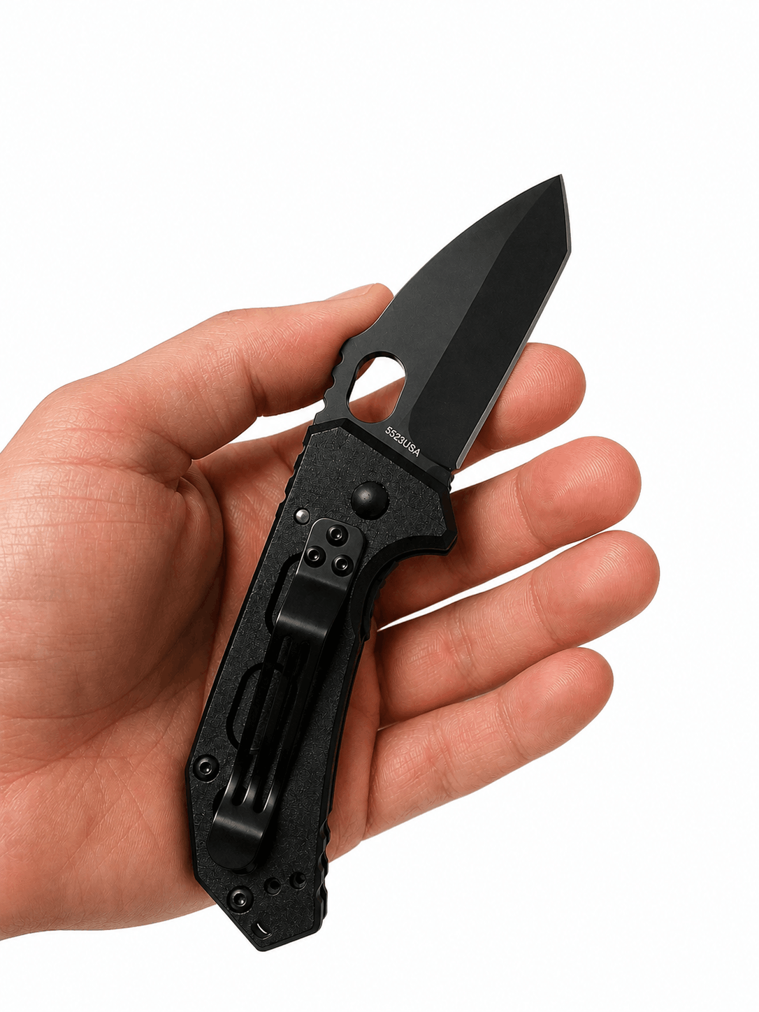 Black Airsoft KA-BAR mini összecsukható kés - EDC