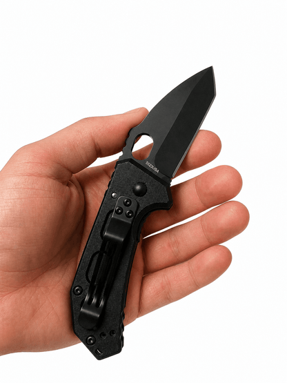 Black Airsoft KA-BAR mini összecsukható kés - EDC