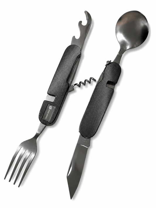 Multifunkční kempingová sada BlackAirsoft NomadFork