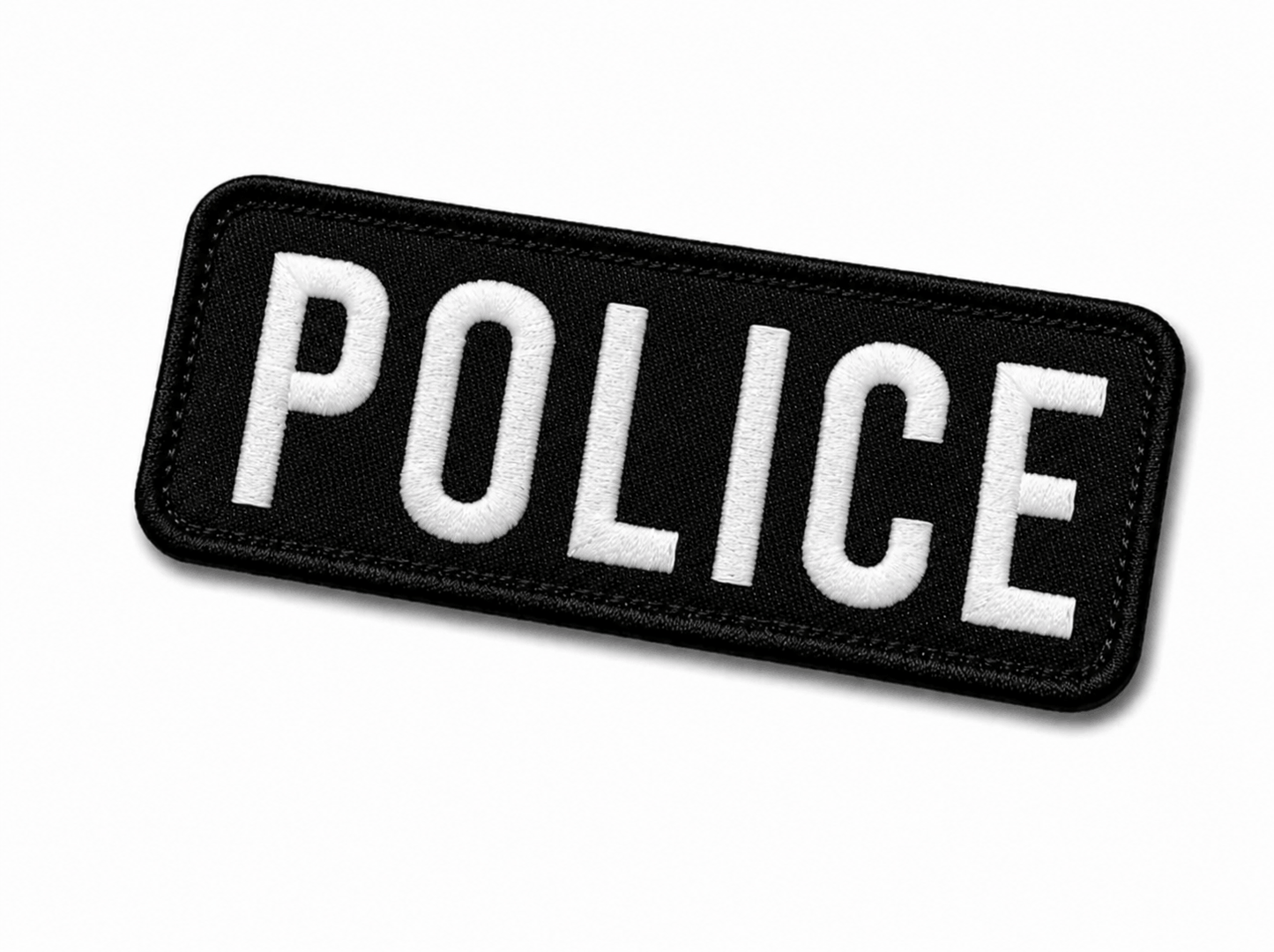 Écusson POLICE 25x9 cm avec dos auto-agrippant