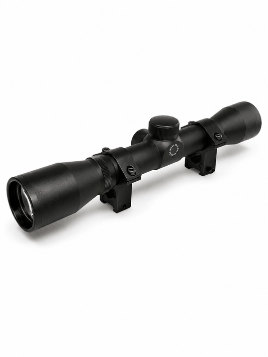 Optică 4x32 cu monturi pentru șină