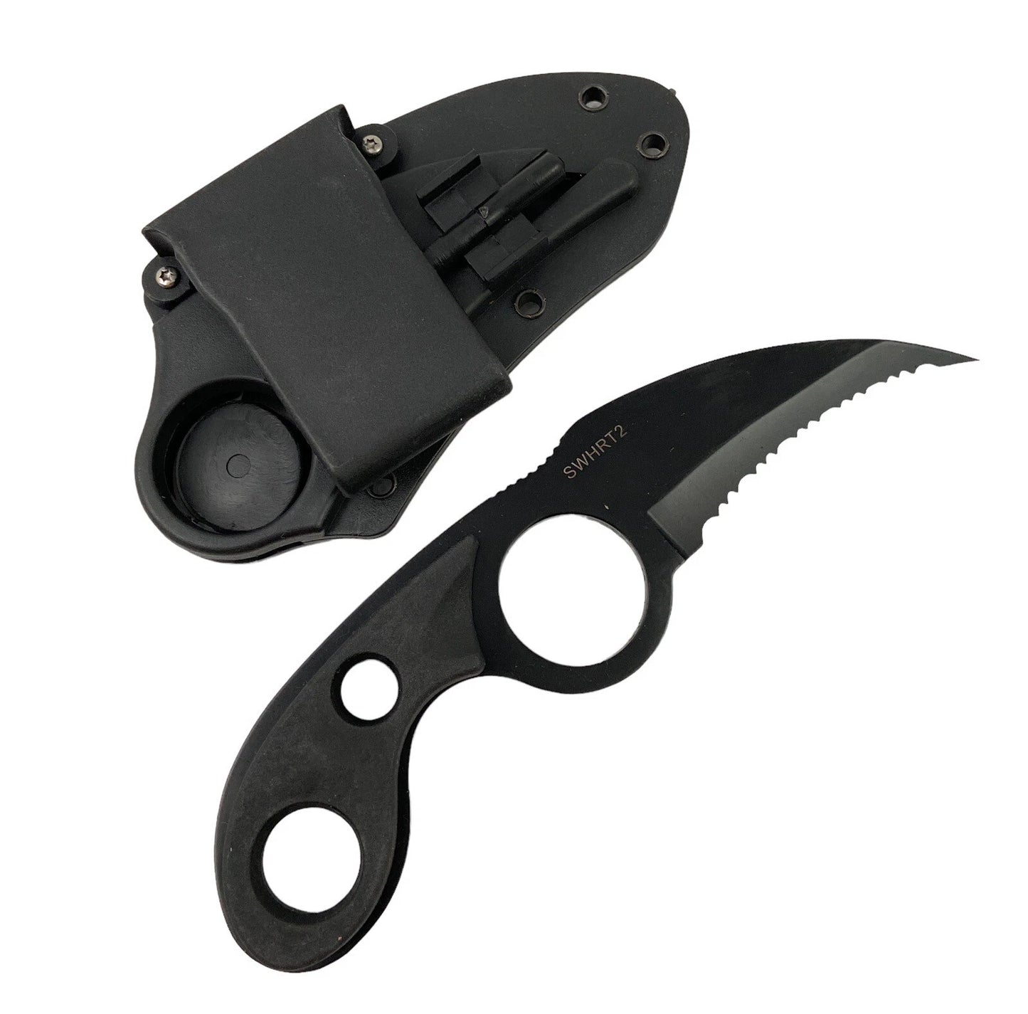 Нож Smith & Wesson HRT SWHRT2 6 см – серетиран, с кания
