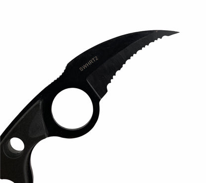 Нож Smith & Wesson HRT SWHRT2 6 см – серетиран, с кания