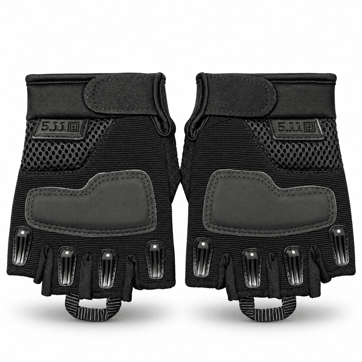 Taktische fingerlose Handschuhe mit harten Knöchelschützern