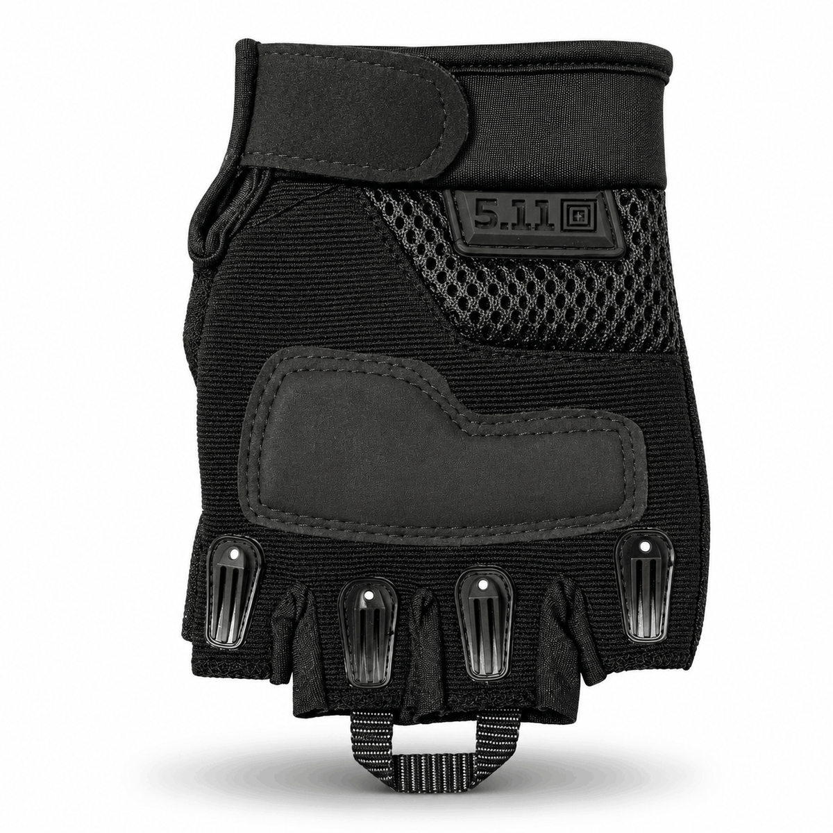 Taktische fingerlose Handschuhe mit harten Knöchelschützern