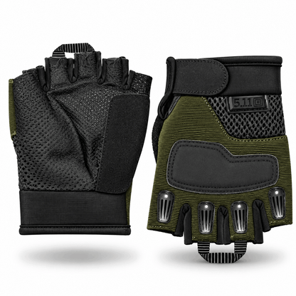 Taktische fingerlose Handschuhe mit harten Knöchelschützern