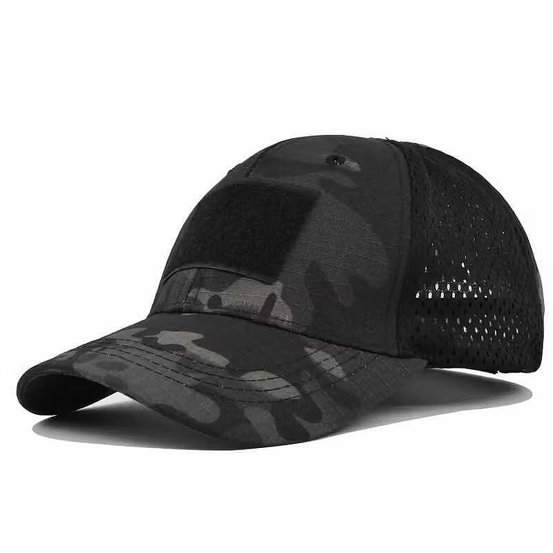 Șapcă tactică Trucker cu vizieră și plasă, velcro