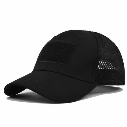 Șapcă tactică Trucker cu vizieră și plasă, velcro