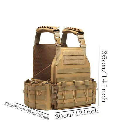 Taktički prsluk Plate Carrier, MOLLE sustav, s modulima - podesiv