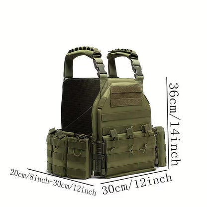 Taktički prsluk Plate Carrier, MOLLE sustav, s modulima - podesiv