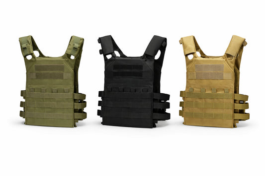 Gilet tactique Plate Carrier, système MOLLE, réglable