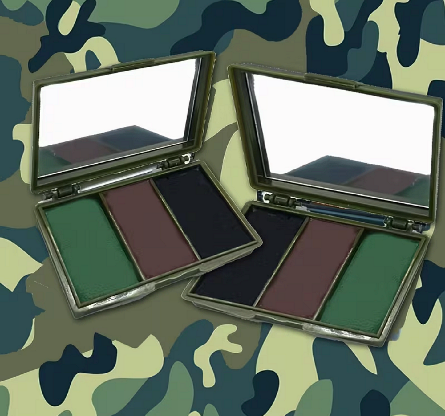 Crème de camouflage tactique pour le visage – 3 couleurs