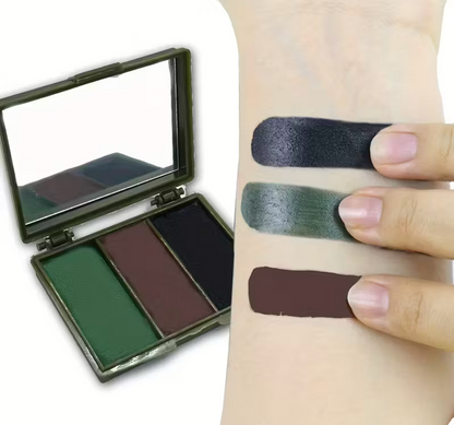 Crème de camouflage tactique pour le visage – 3 couleurs