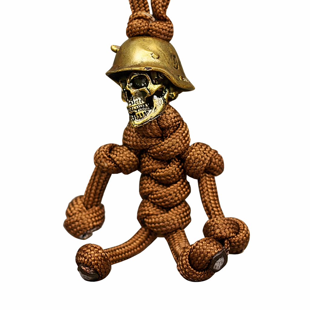 Taktikai kulcstartó Paracord Skull Soldier