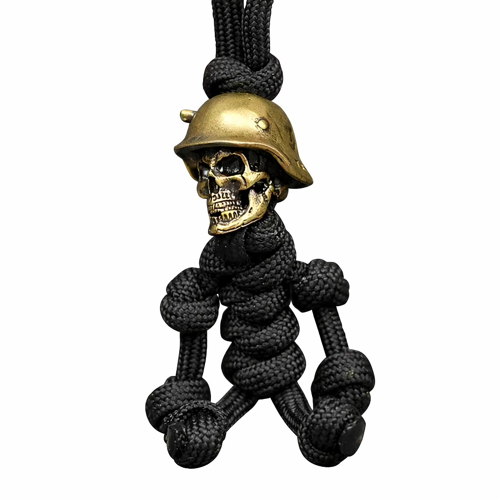 Taktikai kulcstartó Paracord Skull Soldier