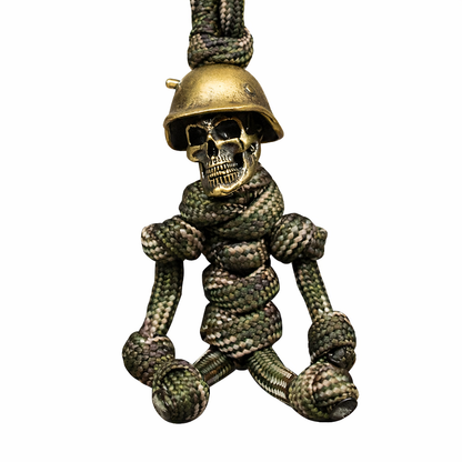 Taktikai kulcstartó Paracord Skull Soldier
