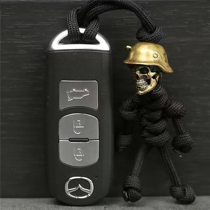 Taktikai kulcstartó Paracord Skull Soldier