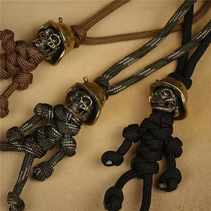 Taktikai kulcstartó Paracord Skull Soldier