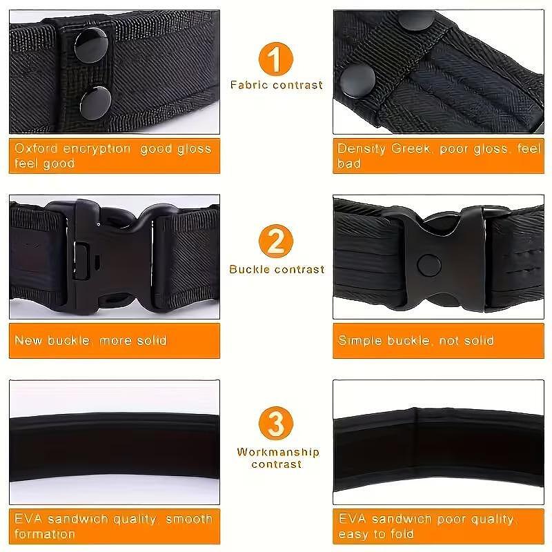 Taktischer breiter Gürtel 5 cm mit Schnellverschluss, 125 cm