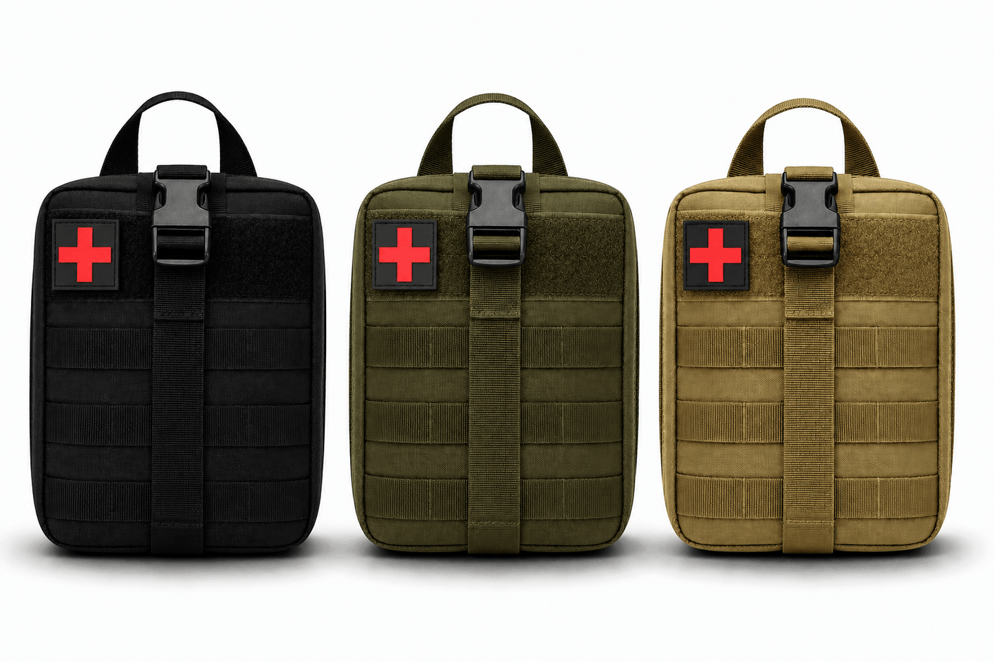 Taktikai MOLLE BlackAirsoft Rip-Away orvosi elsősegély táska
