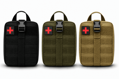 Taktikai MOLLE BlackAirsoft Rip-Away orvosi elsősegély táska