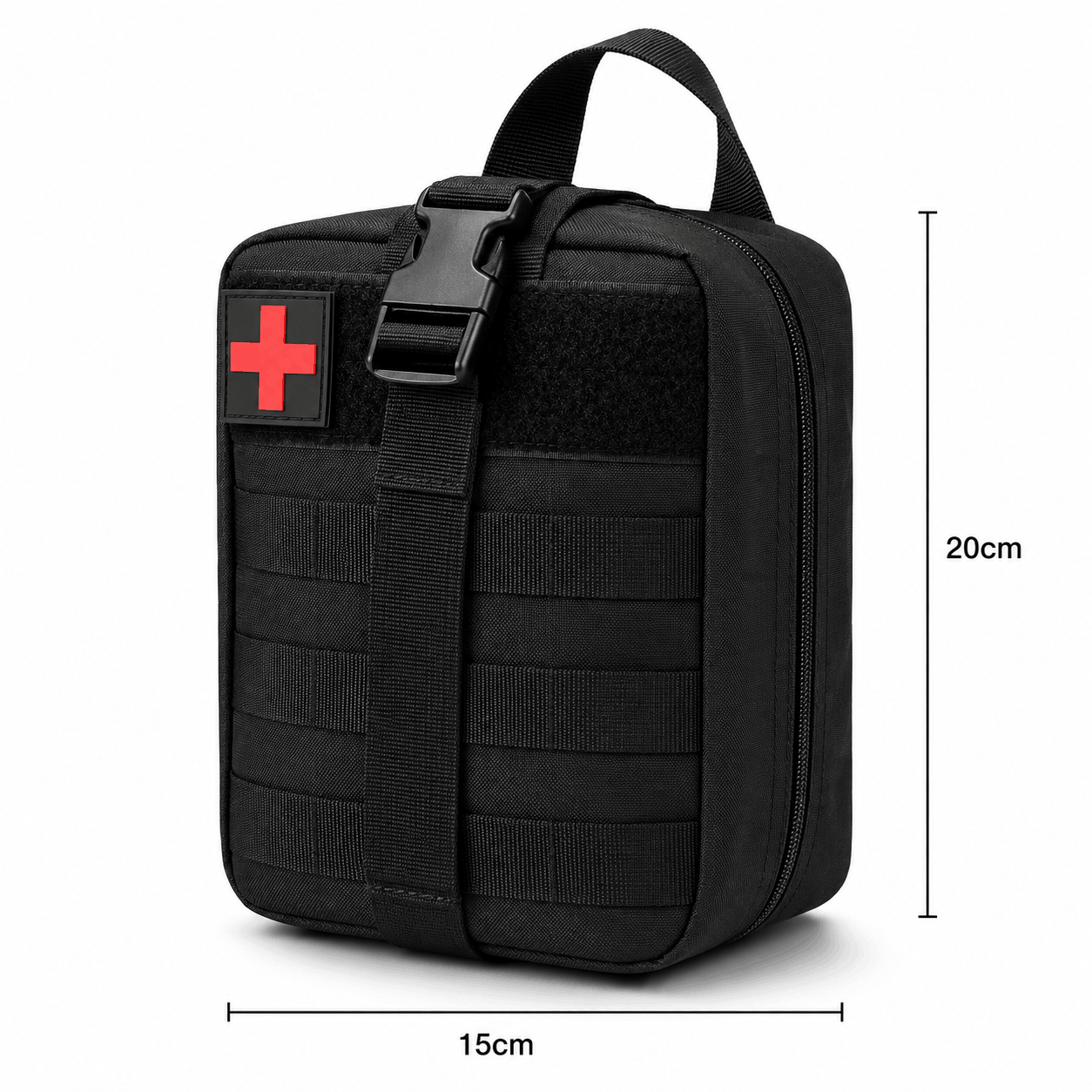 Taktikai MOLLE BlackAirsoft Rip-Away orvosi elsősegély táska