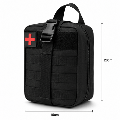 Taktikai MOLLE BlackAirsoft Rip-Away orvosi elsősegély táska