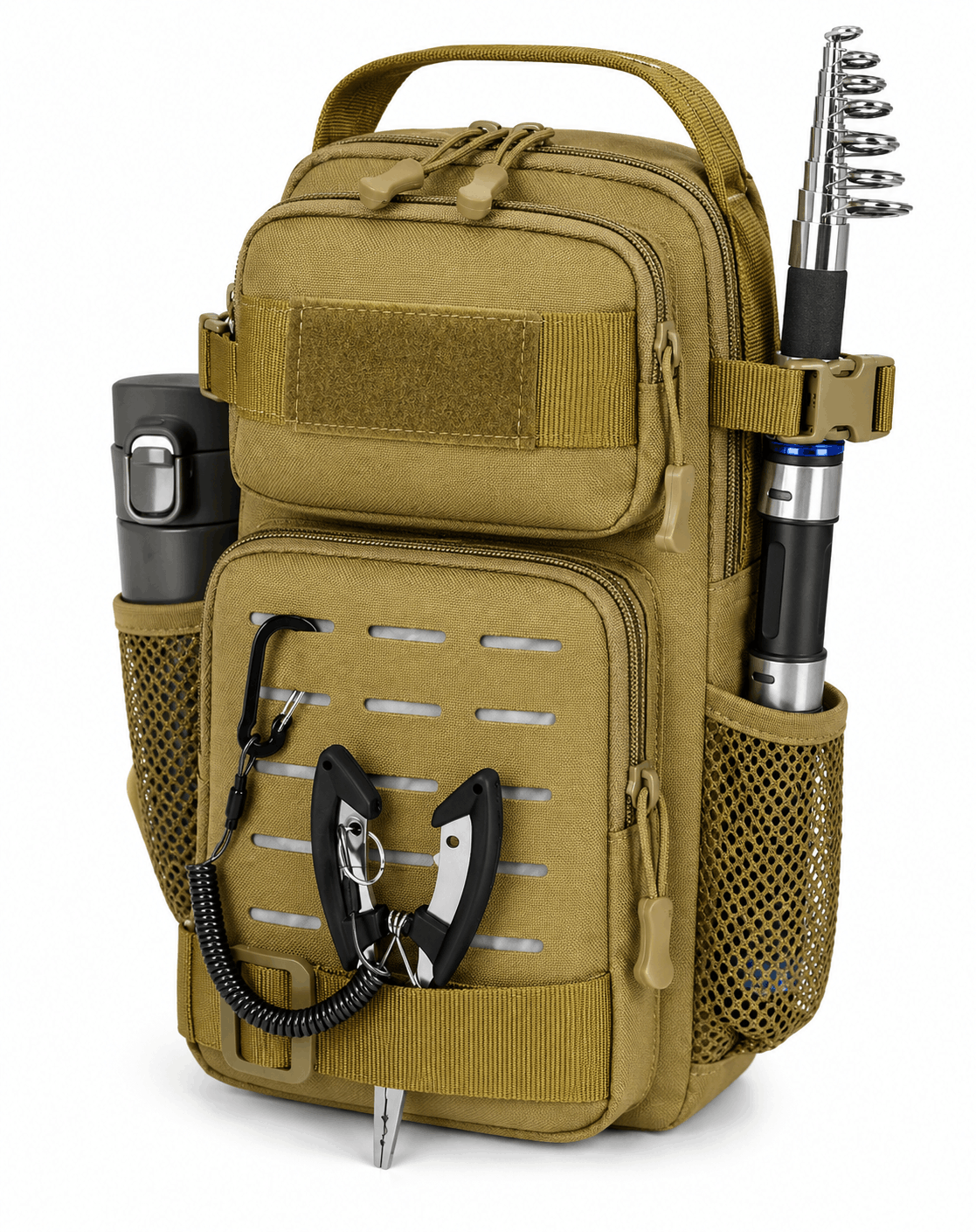 Rucsac tactic EDC 10L cu o singură bretea și sistem MOLLE
