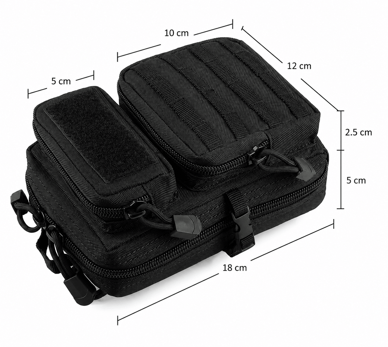 Τακτική αρθρωτή τσάντα BlackAirsoft Mini Utility Pouch MOLLE