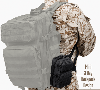 Τακτική αρθρωτή τσάντα BlackAirsoft Mini Utility Pouch MOLLE